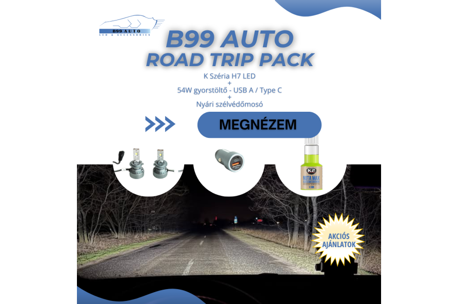 K széria H7 LED Road Trip Pack 